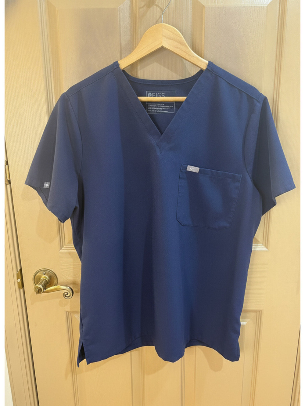 FIGS Catarina One-Pocket Scrub Top – Navy Blue – Size XL